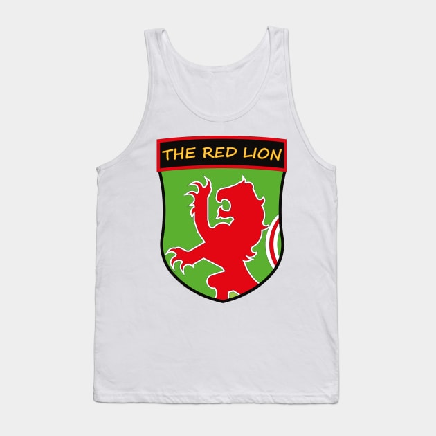 The Red Lion Tank Top by GilbertoMS